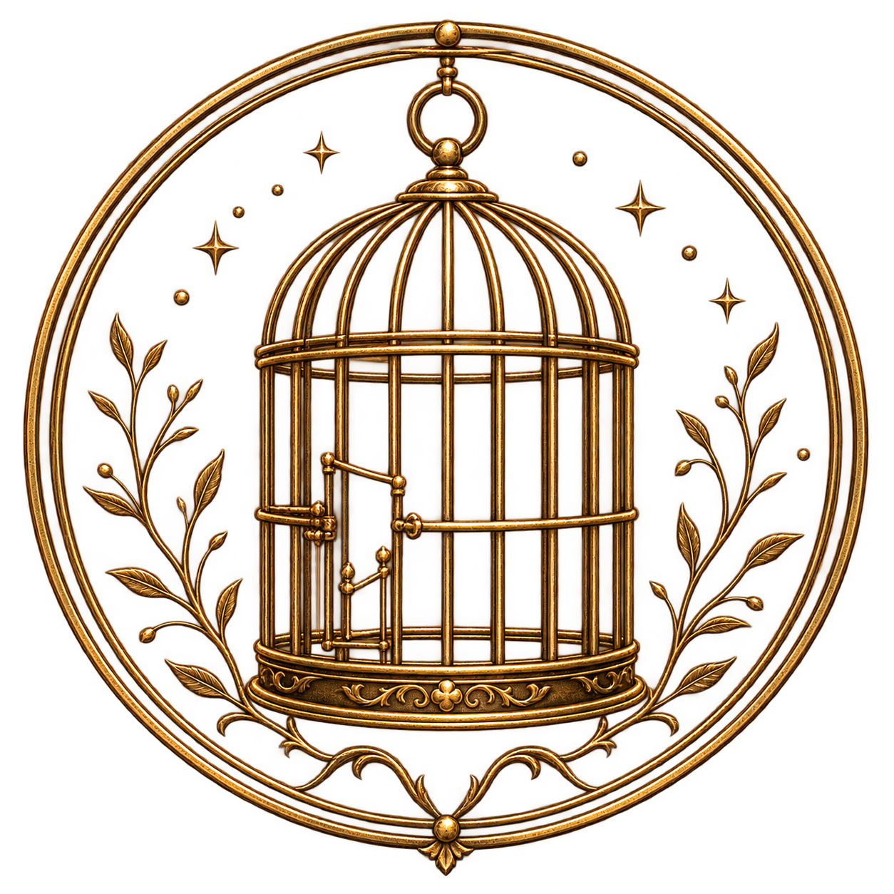 Illustration d’une cage à oiseaux évoquant Le Refuge trompeur des souvenirs
